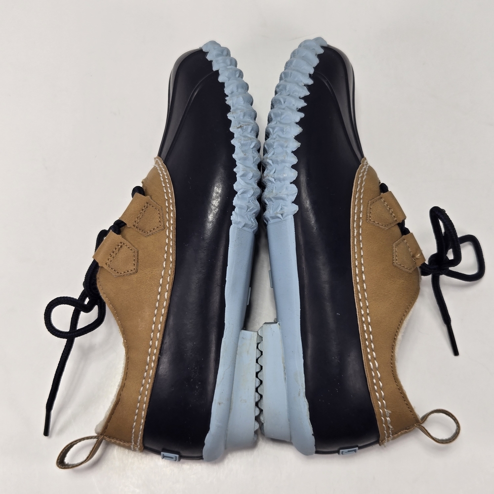 JBU by Jambu Glenda navy blue Tan waterproof rain Shoes rain boots Womens size 6 - Picture 8 of 10